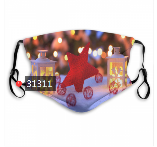 2020 Merry Christmas Dust mask with filter 112->mlb dust mask->Sports Accessory